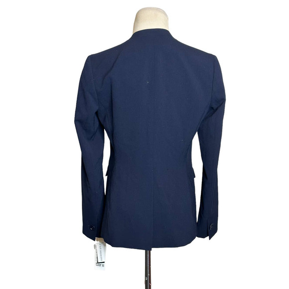 Bar III navy blue open front lined blazer size XS - Picture 11 of 12